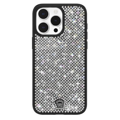 Black Caviar Crystals iPhone Case