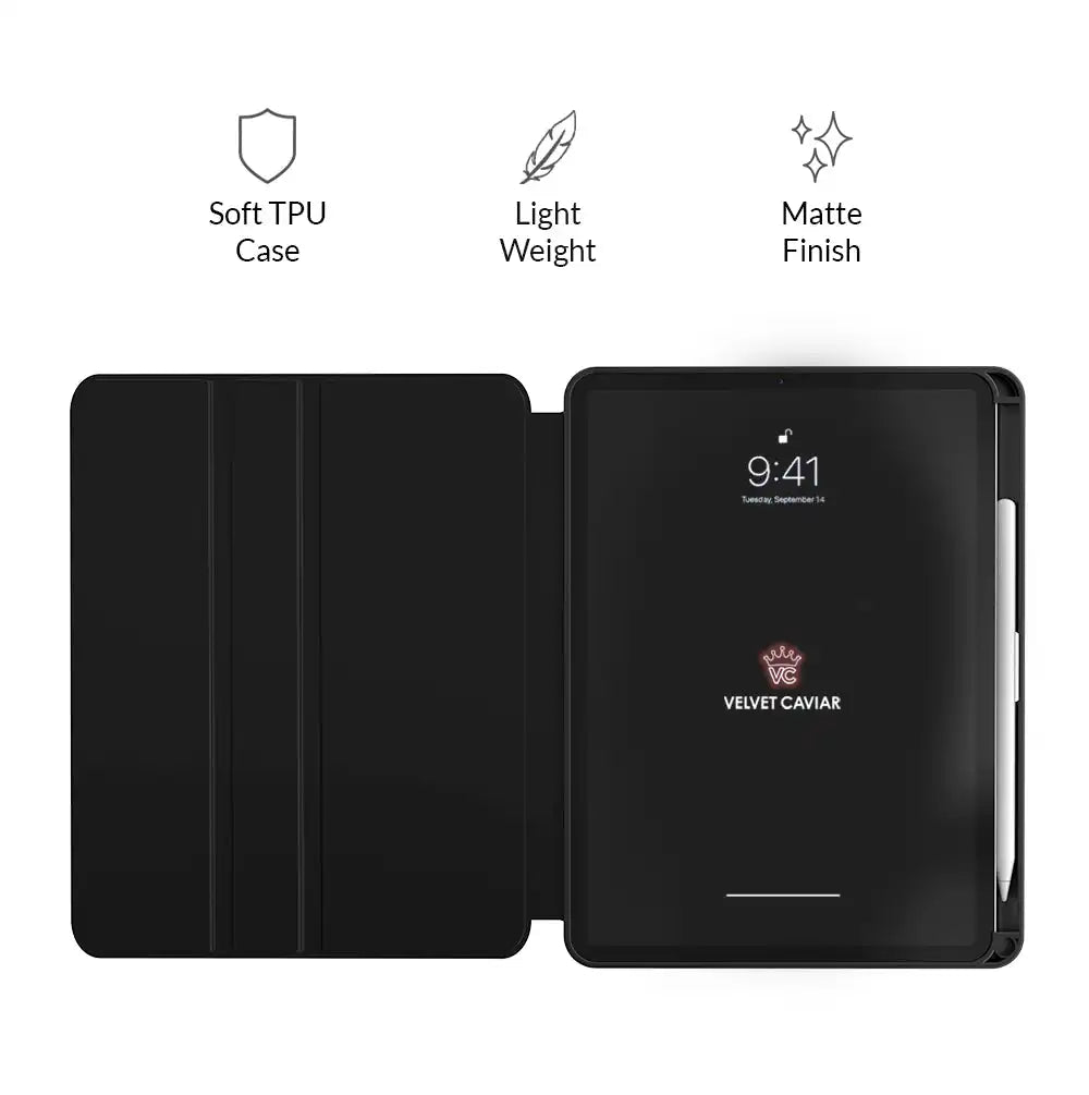 Black Leopard iPad Case