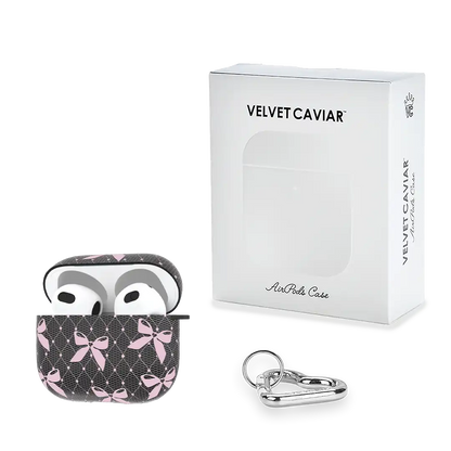 Lacy Pink Bows AirPod Case