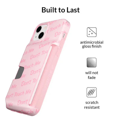 Don't Touch Me iPhone Wallet Case