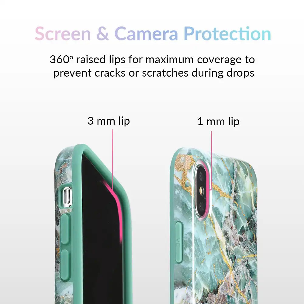 Green Emerald Marble iPhone Case