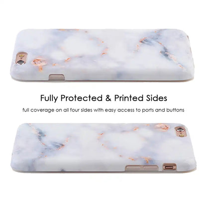 Gray Clouds Marble iPhone Case