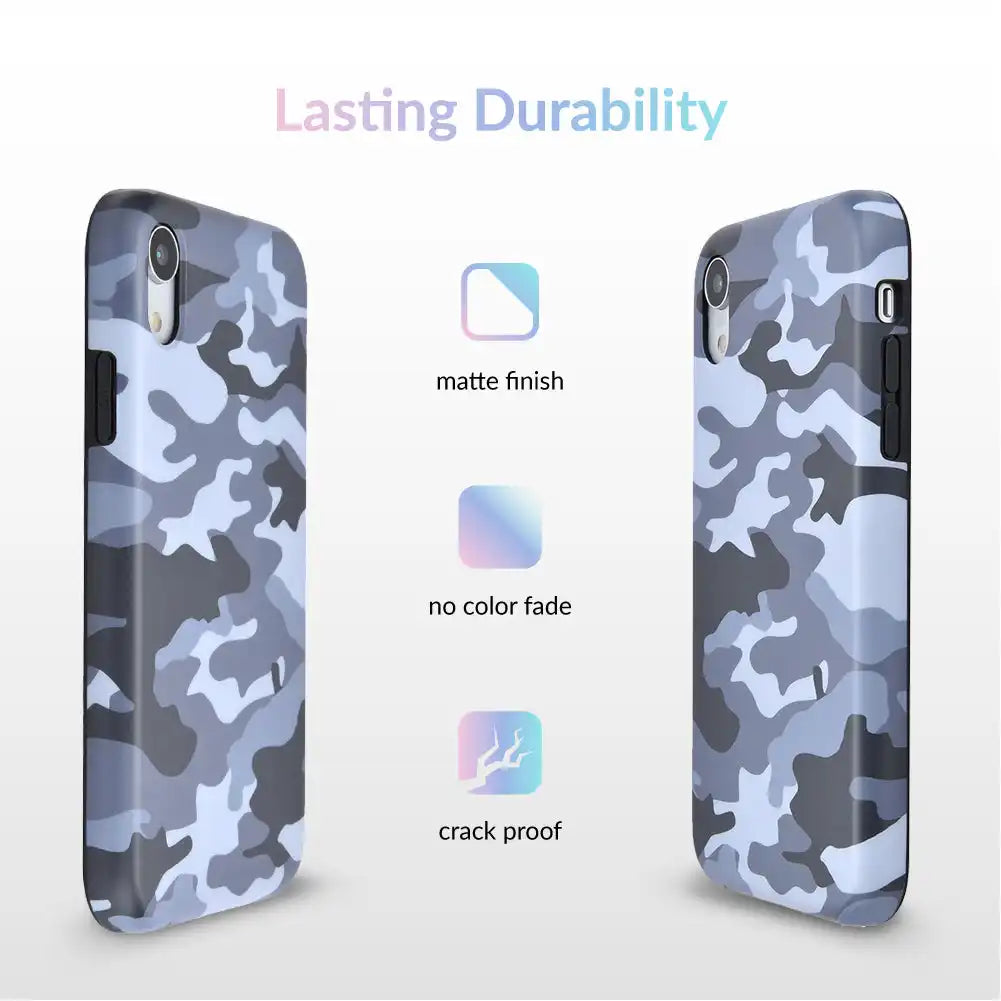 Gray Camo iPhone Case