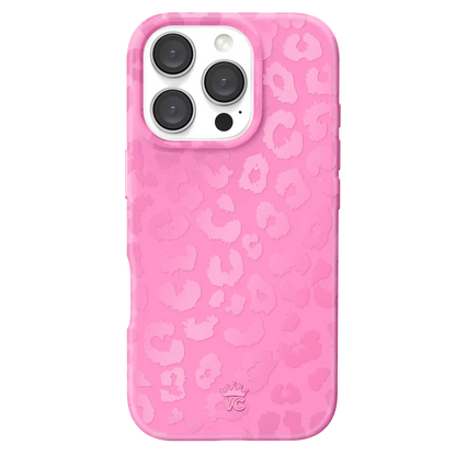 Hot Pink Leopard iPhone Case