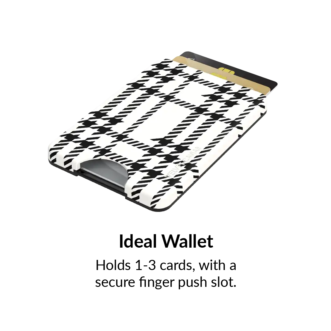 Houndstooth Sweater MagSafe Wallet