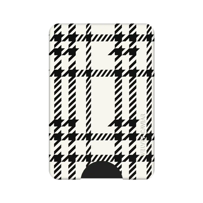 Houndstooth Sweater MagSafe Wallet
