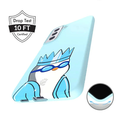Pudgy Penguins Polar Blue Samsung Case