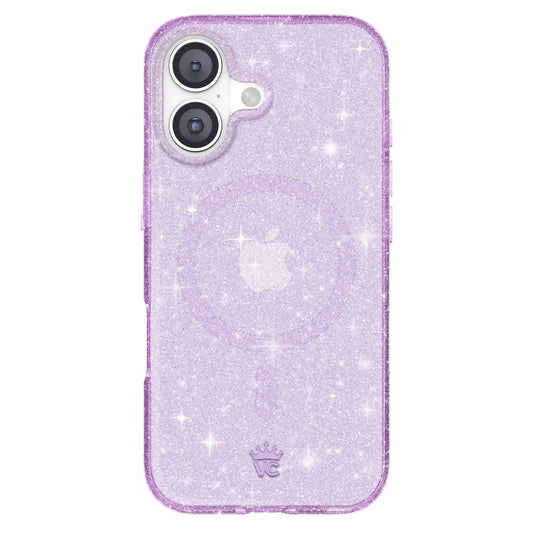 Lilac Stardust Glitter iPhone Case