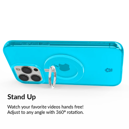 Neon Blue MagSafe Grip Ring