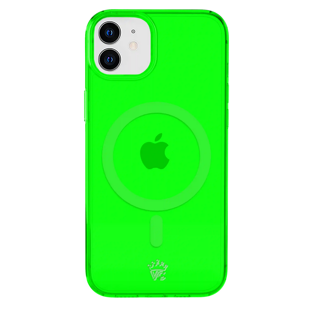 Neon Green Clear iPhone Case