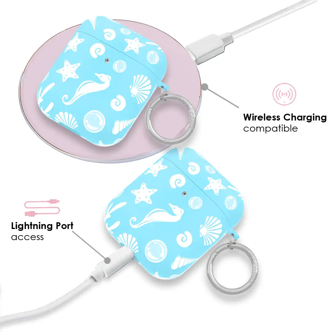 Aquamarine Holo AirPod Case