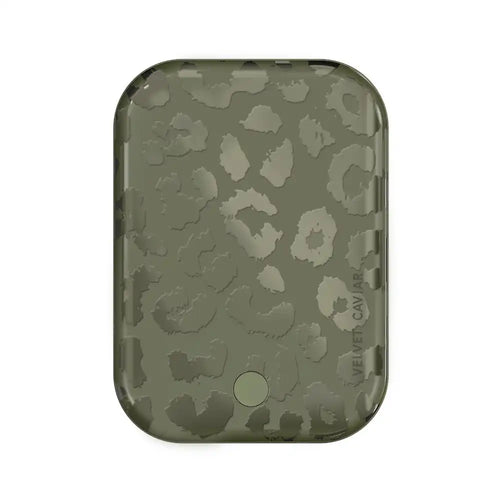 Olive Leopard Portable MagSafe Charger Power Pack