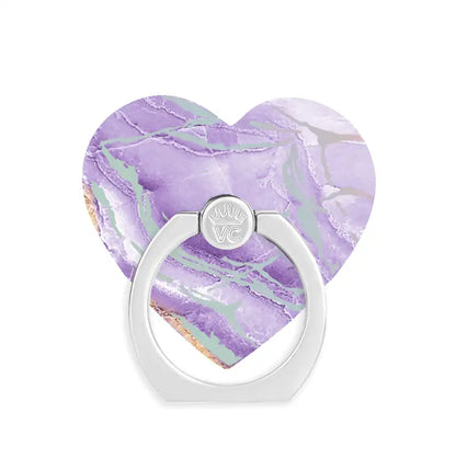 Purple Holo Moonstone Phone Ring