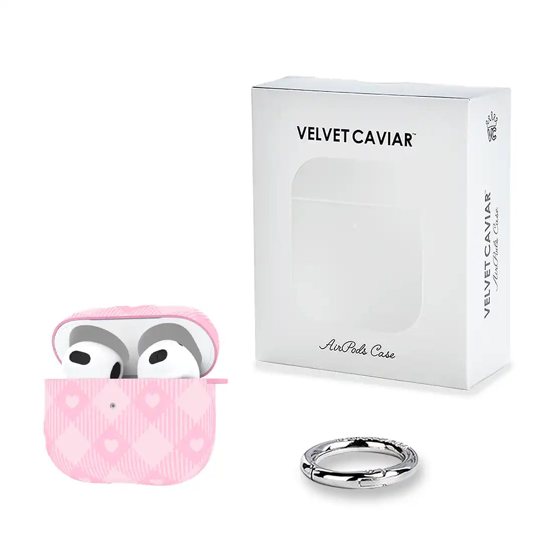 Dolly Pink Gingham AirPod Case