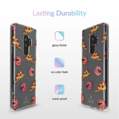 Pizza Lips iPhone Case by Kendall Vertes
