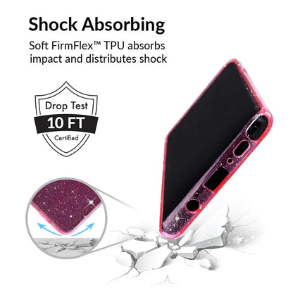 Pink Stardust Glitter Samsung Case