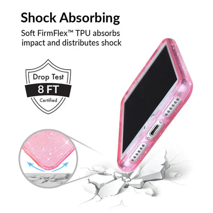 Pink Stardust Glitter iPhone Case