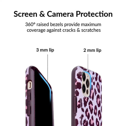 Purrfect Pink Leopard iPhone Case
