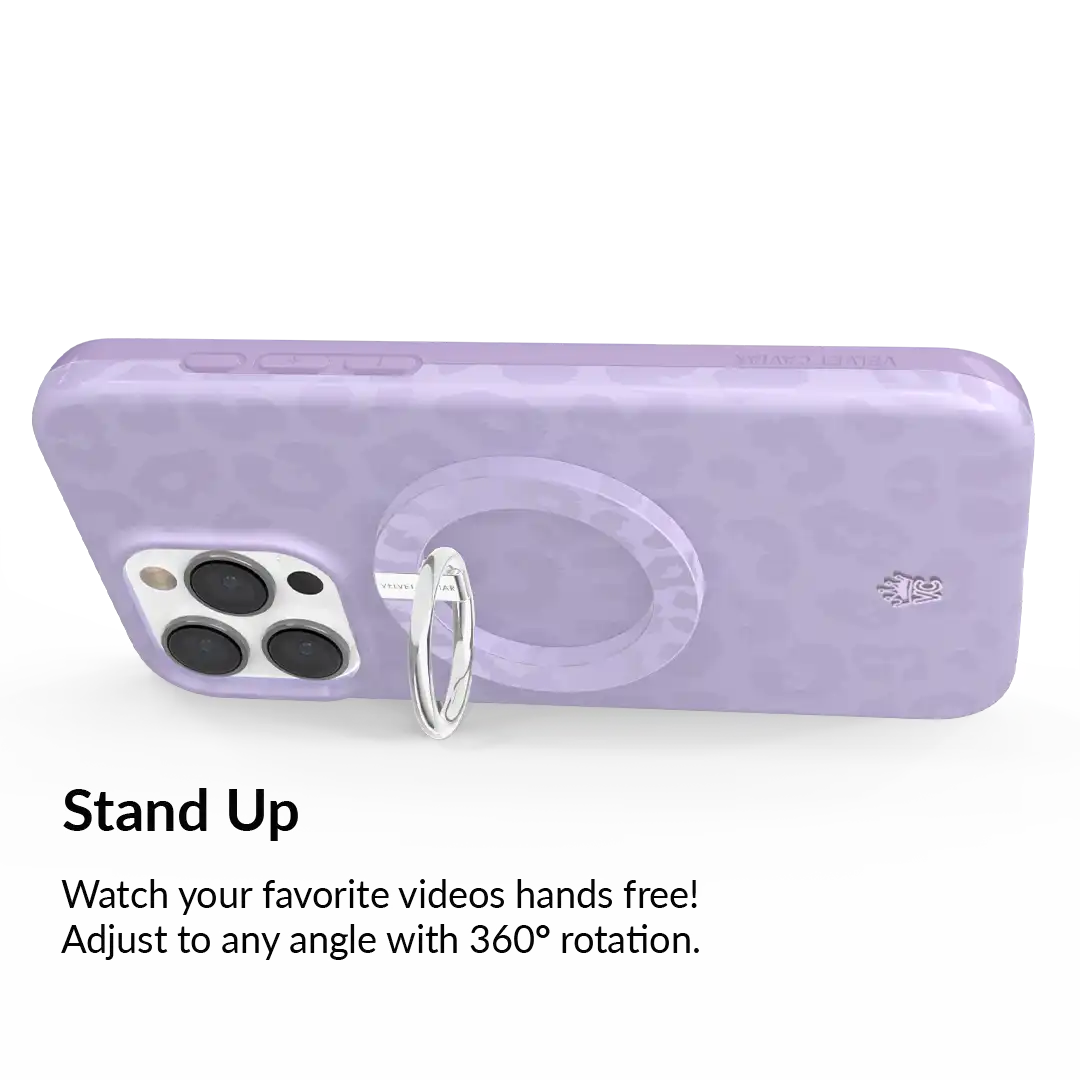 Lilac Leopard MagSafe Grip Ring