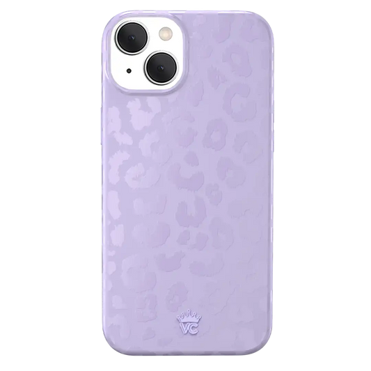 Lilac Leopard iPhone Case