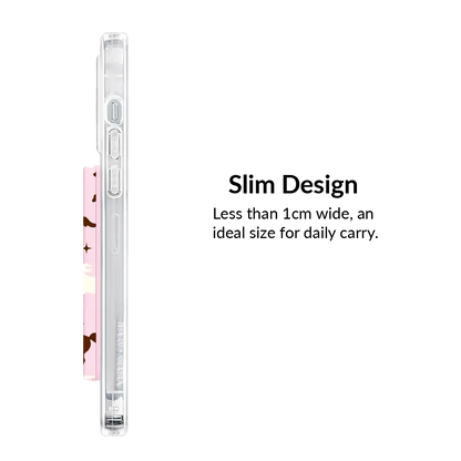 Pink Pony Glitter MagSafe Wallet