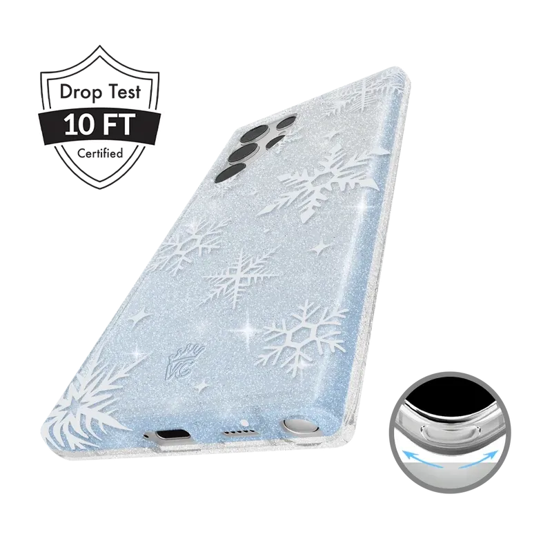 Snow Angel Glitter Samsung Case