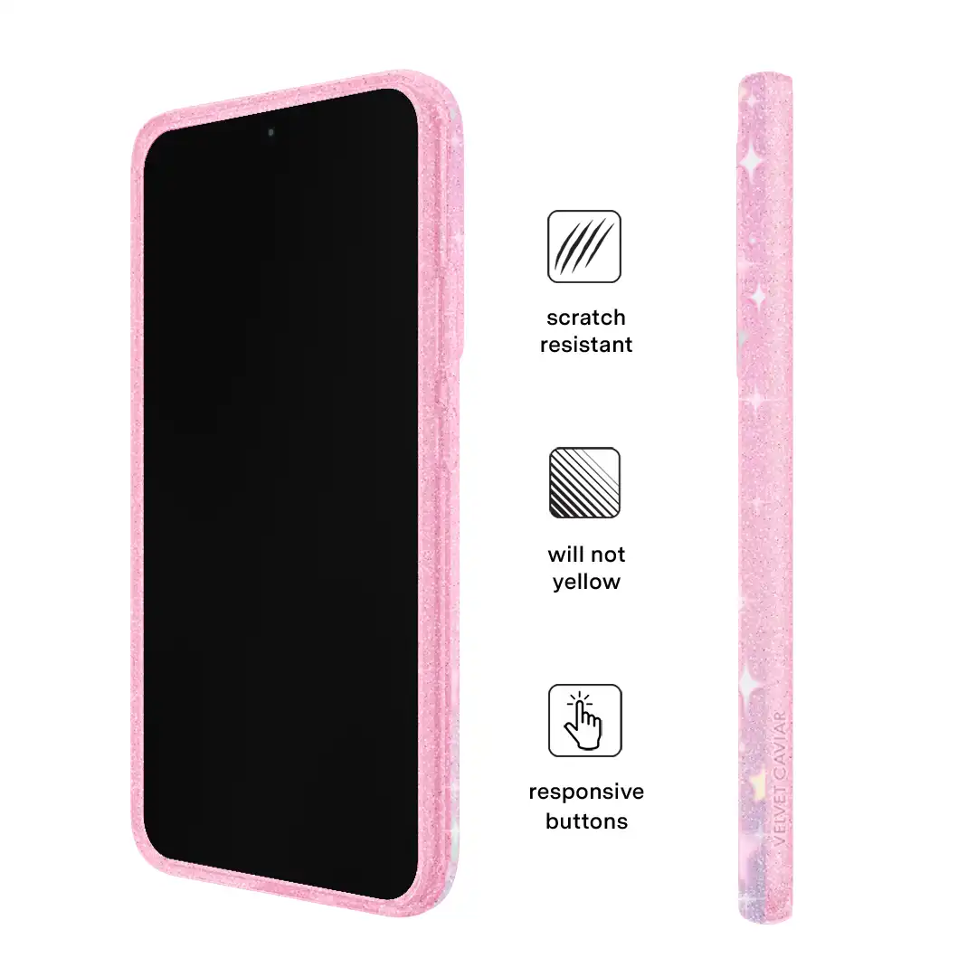 Falling Star Glitter Samsung Case