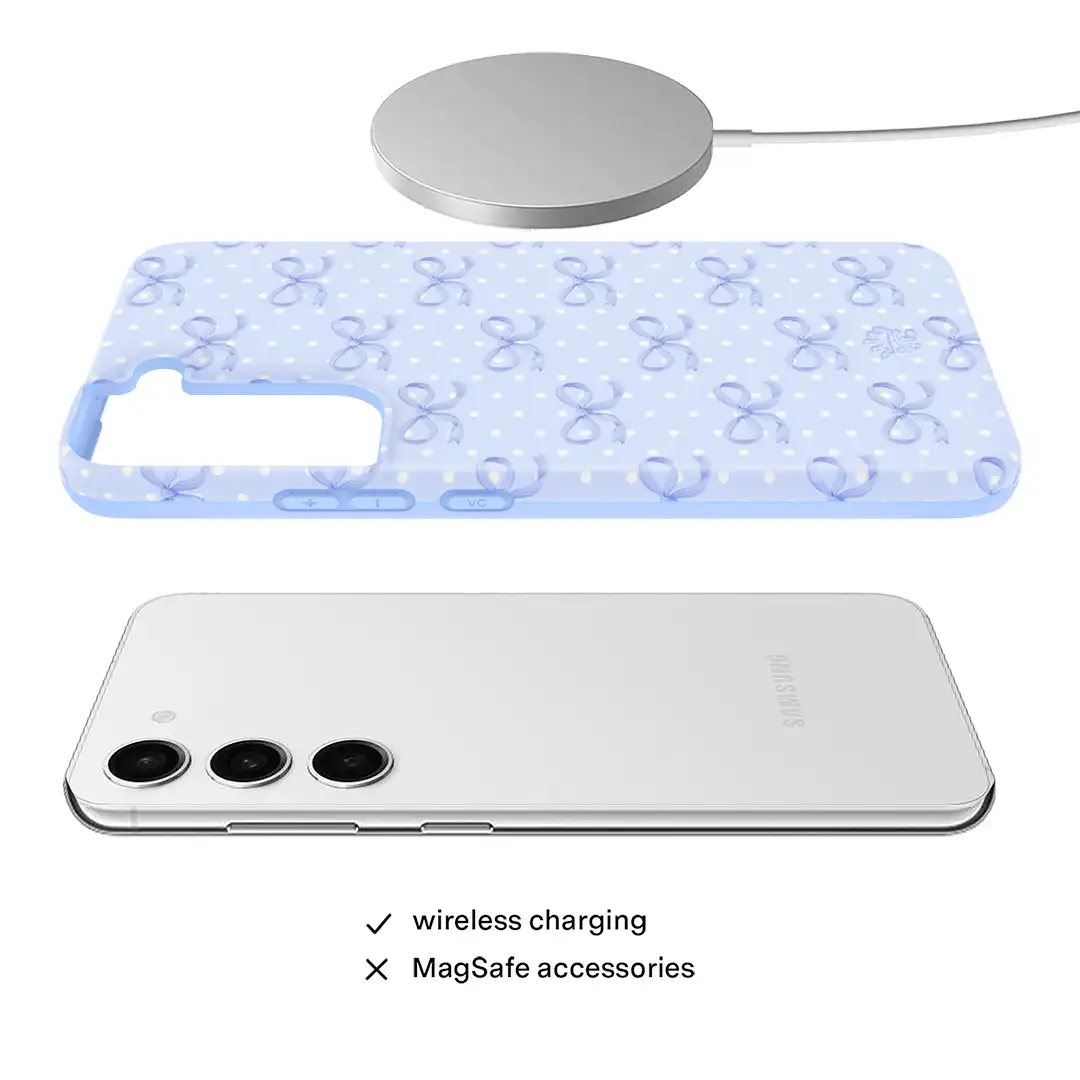 Lovely Blue Bows Samsung Case