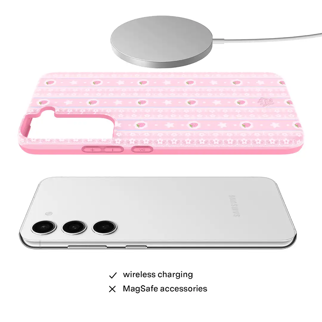 Strawberry Macaron Samsung Case