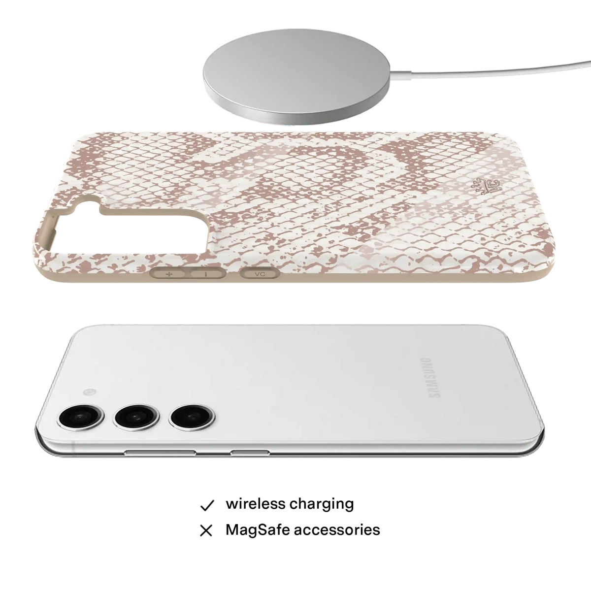 Nude Python Samsung Case