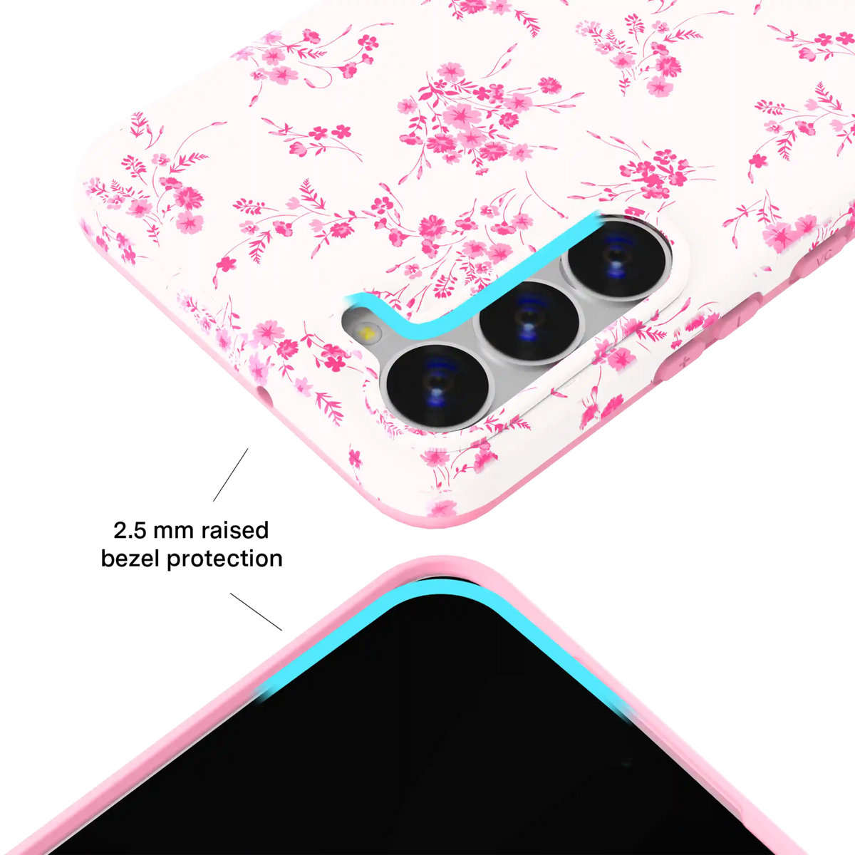 French Rose Floral Samsung Case