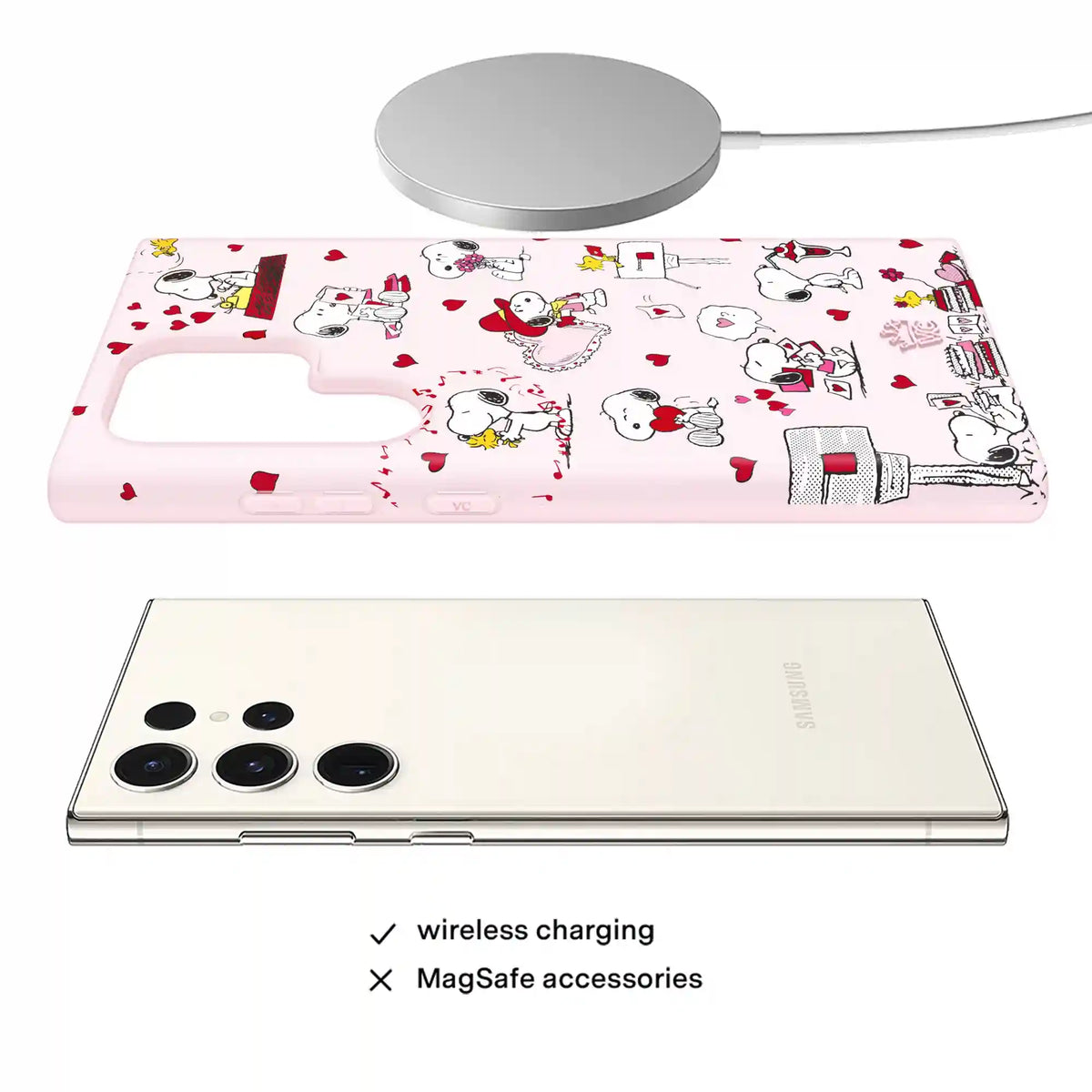 Snoopy Lovely Moods Samsung Case