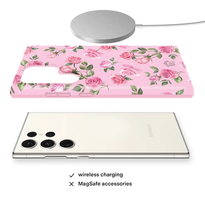 Baby Pink Roses Samsung Case