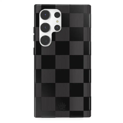 Noir Vibe Checkered Samsung Case