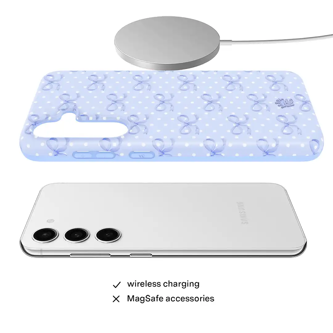 Lovely Blue Bows Samsung Case