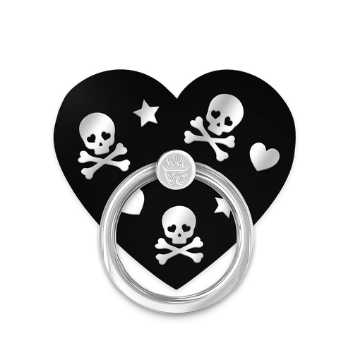 Chrome Skulls Phone Ring
