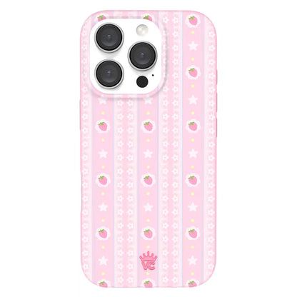 Strawberry Macaron iPhone Case