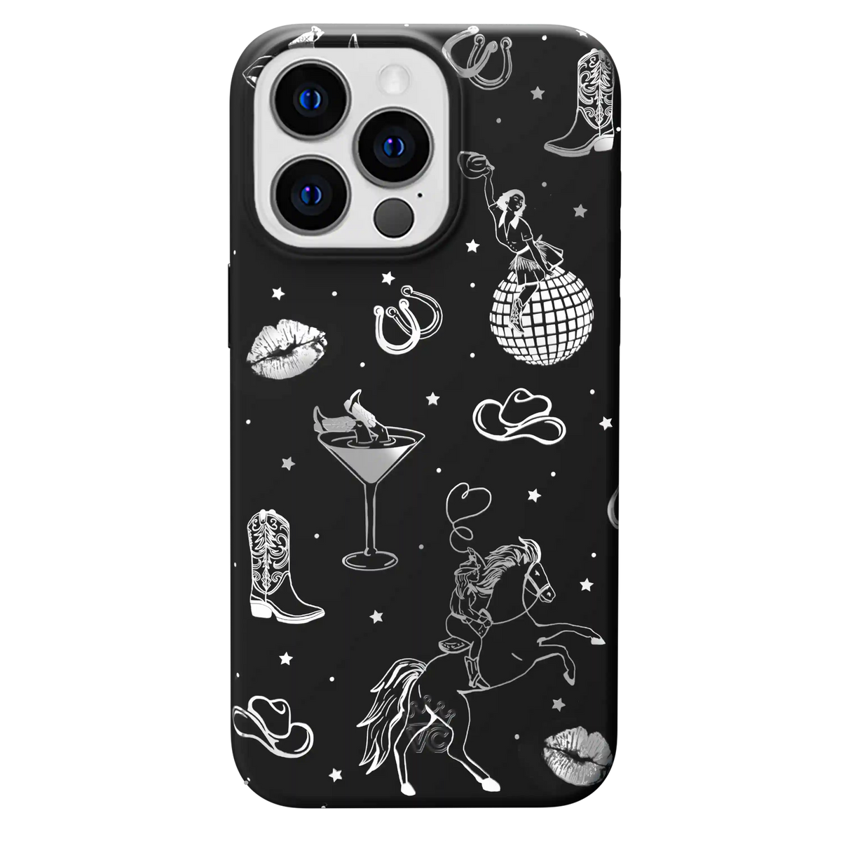 Disco Cowgirl iPhone Case