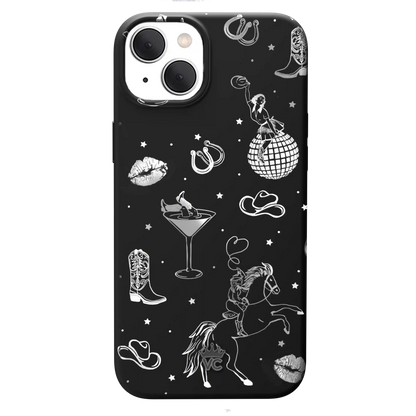 Disco Cowgirl iPhone Case
