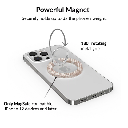 Nude Python MagSafe Grip Ring