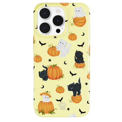 Purrfect Pumpkins iPhone Case